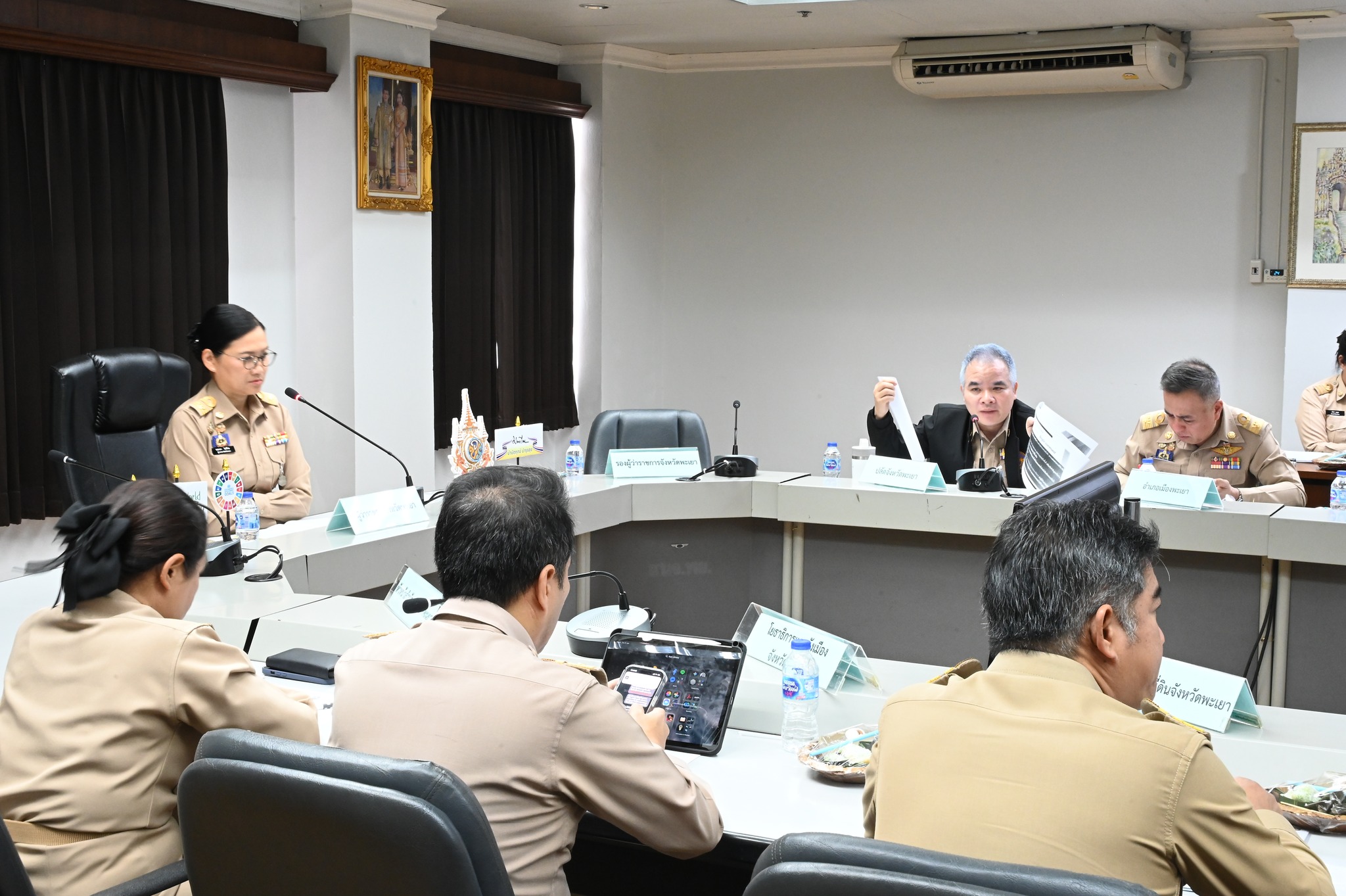 🌟พช.พะเยา “พลังทีม พลังพะเยา”พร้อมทุกเรื่อง🌟เข้าร่วมการประชุมนายอำเภอ และหัวหน้าส่วนราชการจังหวัดพะเยา สังกัดกระทรวงมหาดไทย ประจำเดือนมกราคม 2569